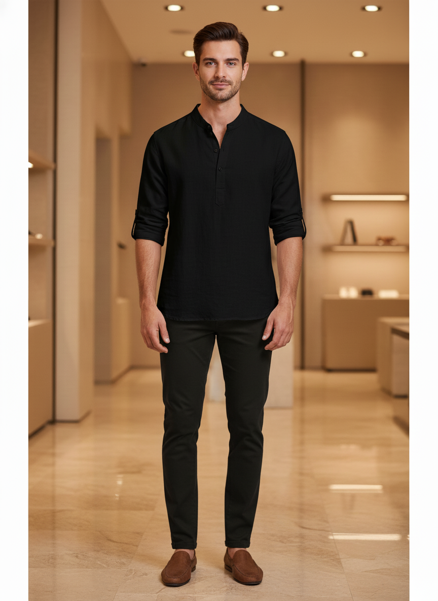 Camicia Uomo in Lino